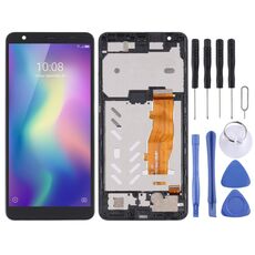 Schermo LCD OEM per ZTE Blade A5 2019 Digitizer Assemblaggio completo con cornice (nero)
