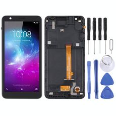 Schermo LCD OEM per ZTE Blade L8/A3 2019 Digitizer Assemblaggio completo con cornice (nero)