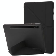 Per Samsung Galaxy Tab S8 / S7 Deformation Deformation Custodia in silicone in silicone (nero)
