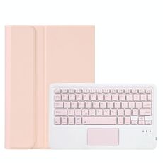 OP11-A Lambskin Texture Ultra-sottile Tastiera Bluetooth Custodia in pelle Bluetooth con touchpad per OPPO Pad 11 pollici (rosa)