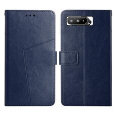 Per Asus Rog Telefono 5 Y cucitura orizzontale Flip Leather Case (blu)