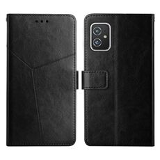 Per Asus Zenfone 8 Y cuciture orizzontali Flip Leather Telefono (nero)