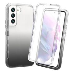 Per Samsung Galaxy S22+ 5G Custodia per telefono a gradiente chiaro resistente al corpo (nero)
