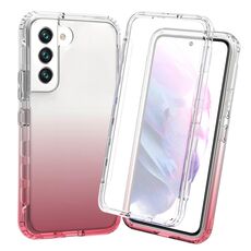 Per Samsung Galaxy S22+ 5G Custodia per telefono a gradiente chiaro resistente al corpo (rosso)