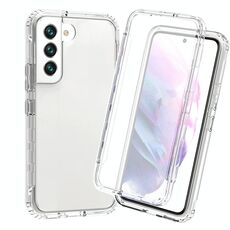 Per Samsung Galaxy S22+ 5G Custodia per telefono a gradiente chiaro resistente al corpo (trasparente)