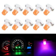 10pcs 2W T4.2 Cancelletto a cuneo LED LED Caster INDICATOR CLUST CLUST Bulb lampada (luce rosa)