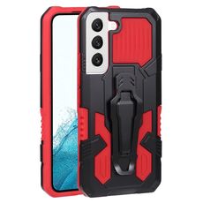Per Samsung Galaxy S22 5G Armor Warrior Auroof Aipro TPU Custodia TPU (RED)