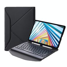 BM20 Diamond Texture Bluetooth Case in pelle tastiera Bluetooth con supporto posteriore triangolare per Lenovo M10 più 10,3 pollici TB-X606 / TB-X606F / TB-X606F (nero + nero)