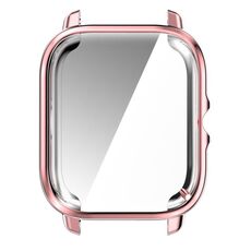 Per Amazfit GTS 3 Custodia per orologio galvanica in TPU a copertura totale (rosa)
