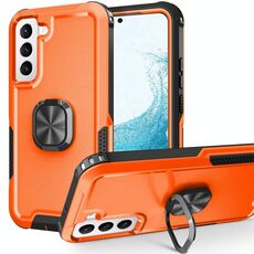 Per Samsung Galaxy S22 + 5G 3 in 1 Hold Holder PC + TPU Telefono (arancione)