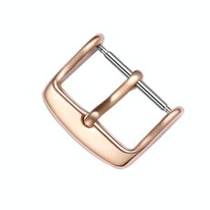 10 pezzi Accessori per orologi con fibbia in acciaio inossidabile a IP, colore: rosa 12mm