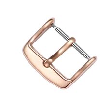 10 pezzi Accessori per orologi con fibbia in acciaio inossidabile a IP, colore: rosa 18mm