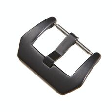 Accessori per orologi con fibbia per perno per perno in acciaio inossidabile da 3 pezzi, colore: 18 mm nero