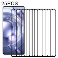 25 pezzi Film in vetro a schermo intero a schermo a schermo a schermo intero per vivo x80 / ​​x80 Pro