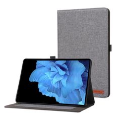 Per cuscinetto in vivo da 11 pollici a flip orizzontale TPU + tessuto in pelle PU Tablet (grigio)