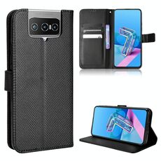 Per Asus Zenfone 7 ZS670KS / 7 Pro ZS671ks Diamond Texture Incelo Custodia (Black)