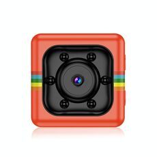 SQ11 MINI DV HD 480p 6 LED Sport Recorder Converder with Holder, Support Monitor Retection e IR Night Vision & TF Card (Red)