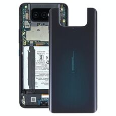 Coperchio posteriore della batteria di vetro per Asus Zenfone 7 Pro ZS671ks (Jet Black)