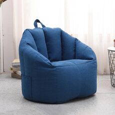 Divano pigro di cotone rimovibile e lavabile in stoffa (Royal Blue)