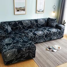 Tessuto alto elastico divano pigro tutto inclusivo, dimensioni: 2 persone (fascino antico)