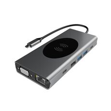 BX13V 13 in 1 Stazione di docking di tipo C Hub di ricarica wireless