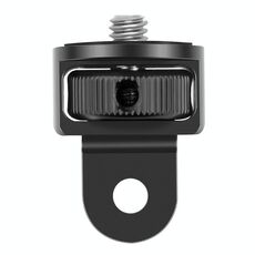 Adattatore treppiede convertitore a vite da 1/4 pollici per Sport Camera (Nero)