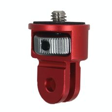 Adattatore treppiede convertitore a vite da 1/4 di pollice per la fotocamera sportiva (titanio rosso)