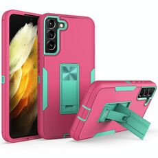Per Samsung Galaxy S22 5G Telfroad Phone Shold (Rose Red + Blue-Green)