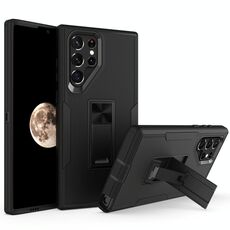 Per Samsung Galaxy S22 Ultra 5G Holder Phone Case (nero)