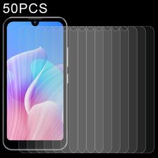 50 pezzi 0,26 mm 9H di vetro temperato 2,5D per itel A26