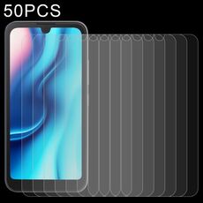 50 pezzi 0,26 mm 9H di vetro temperato 2,5D per itel A37
