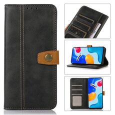Per Samsung Galaxy S22 Ultra 5G Stiture Stiture Pulfante Texture Telefono (Nero)
