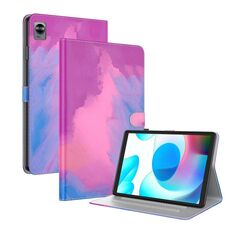 Per Oppo Realme Pad Mini Mini da 8,7 pollici di tavoletta per la pelle a foglietta da 8,7 pollici (rosso viola)