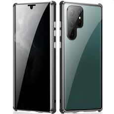Per Samsung Galaxy S22 Ultra 5G Case di telefono a doppia faccia a doppia faccia a doppia faccia a doppia faccia (nero)
