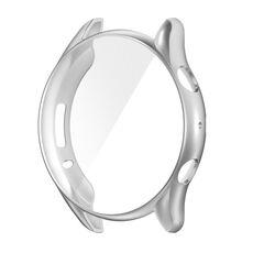 Per Amazfit GTR 3 Pro Custodia per orologio con placcatura in TPU antiurto (argento)