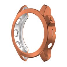 Per Garmin Fenix 7x Shockproof TPU Watch Case (rosa oro)
