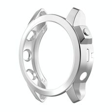 Per Garmin Fenix 7x Shockproof TPU Watch Case (argento)