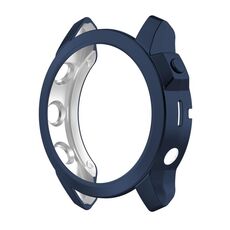 Per Garmin Fenix 7 Shock Aout TPU Watch Case (blu scuro)