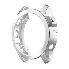 Per Garmin Fenix 7 Shock Aout TPU Watch Case (Silver)