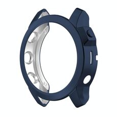 Per Garmin Fenix 7S Shock Aout TPU Watch Case (blu scuro)