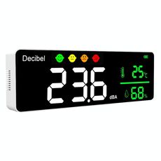 DM1306D Temperatura del misuratore decibel montato a parete e rilevatore di umidità