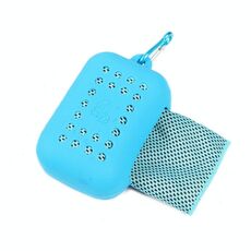Asciugamano sportivo freddo da 30x90 cm per raffreddare l'asciugamano ghiacciato (blu cielo)