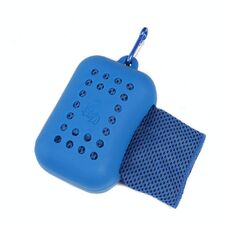 Asciugamano sportivo freddo di 30x90 cm per raffreddare l'asciugamano ghiacciato (blu reale)