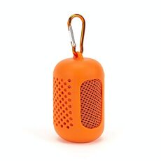 Asciugamano sportivo freddo 30x90 cm per raffreddare l'asciugamano ghiacciato (arancione cilindrico brillante)