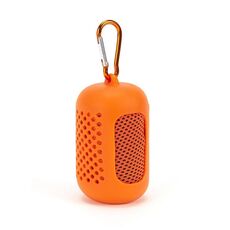 Asciugamano sportivo freddo da 30x80 cm per raffreddare l'asciugamano ghiacciato (arancione cilindrico brillante)