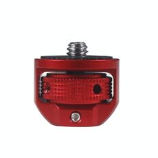 Adattatore di conversione della fotocamera 1/4 pollici per DJI Pocket2 /Insta360 One X2 (rosso)
