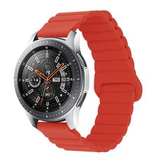 Per Xiaomi Haylou RT / RT2 / GST / GS / RS3 Cinturino in silicone magnetico con fibbia inversa universale (rosso)