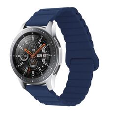 Per Xiaomi Haylou RT / RT2 / GST / GS / RS3 Cinturino in silicone magnetico con fibbia inversa universale (blu notte)