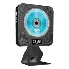 Kecag KC-608 Lettore DVD HD con montaggio a parete Lettore CD Bluetooth (nero)