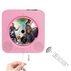 Kecag KC-809 Lettore CD per album portatile Bluetooth da 10 W (rosa)